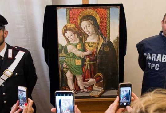 Perugia riabbraccia la madonna con bambino di Pinturicchio