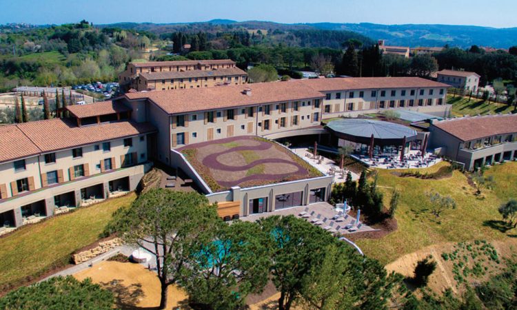 Hotel Wellness Castelfalfi con blocchi ad elevate prestazioni termiche POROTON® 700