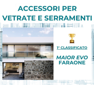 Faraone vince l'Award del Serramento 2025 per i suoi parapetti in vetro