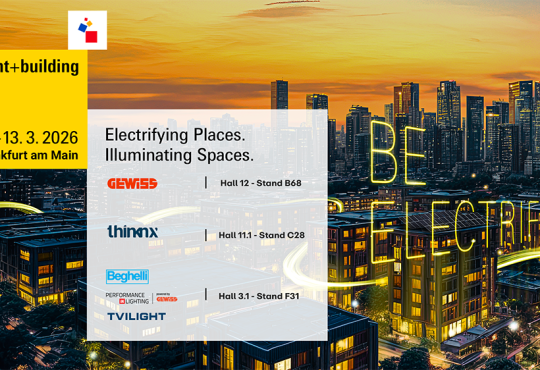 Soluzioni integrate per il futuro delle infrastrutture smart: tre stand, un’unica visione che unisce i brand GEWISS, BEGHELLI, PERFORMANCE iN LIGHTING, TVILIGHT e THINKNX
