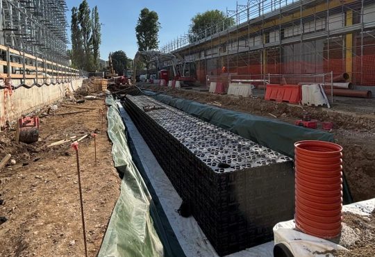 Wavin AquaCell per la gestione ottimale delle acque piovane della nuova Cittadella degli Archivi di Milano
