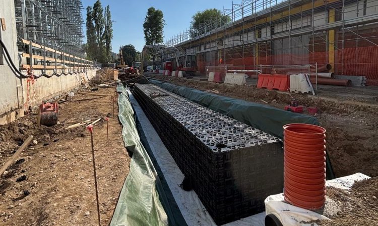 Wavin AquaCell per la gestione ottimale delle acque piovane della nuova Cittadella degli Archivi di Milano